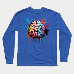 Graffiti Brain Long Sleeve T-Shirt